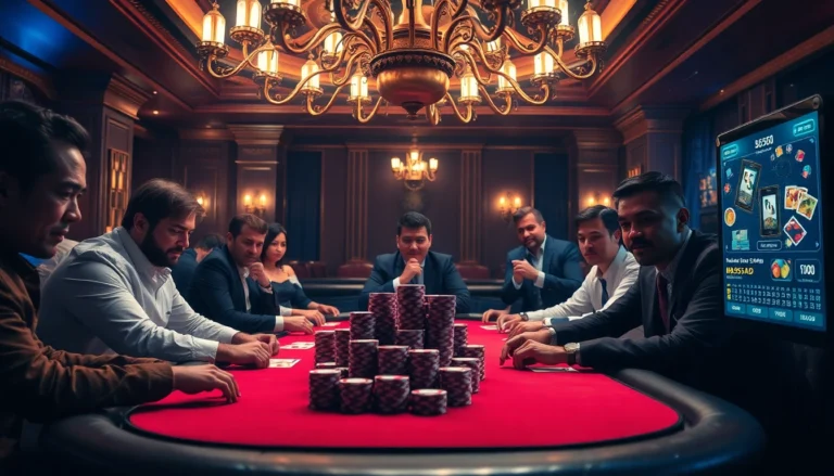 Experience the thrill of poker at https://bl555.ad/ with intense players and vibrant casino elements.
